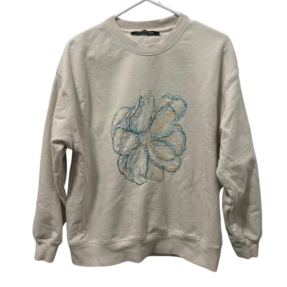 Andersson Bell Embroidered Floral Crewneck